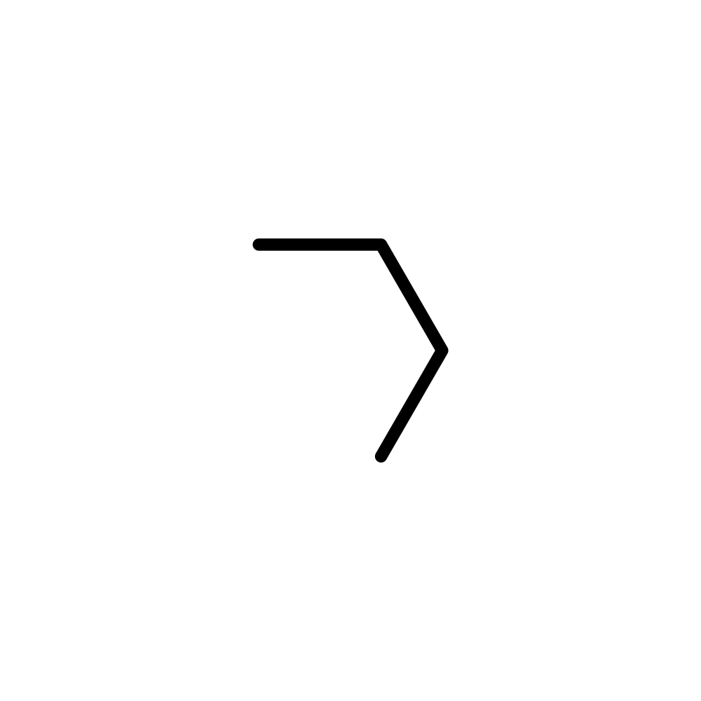 Sierpinski Curve, Iteration 1, 'B-A-B'